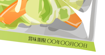 印字されている賞味期限