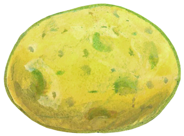 全体的に緑かかったじゃがいも